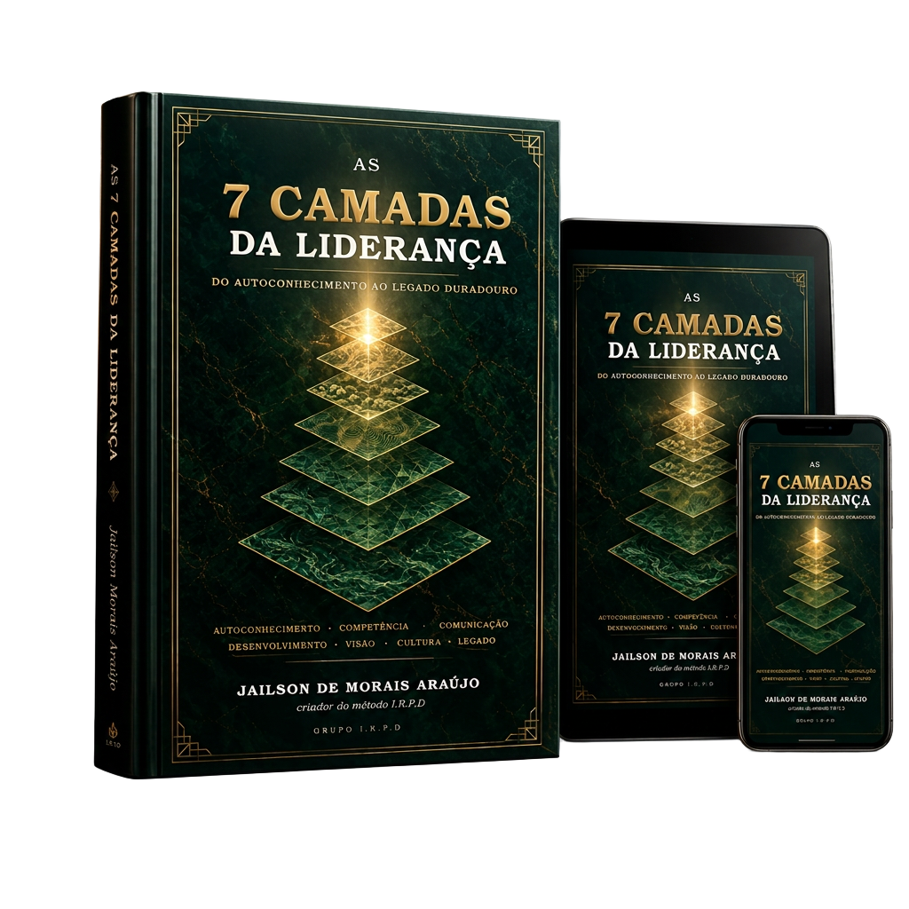 Capa do e-book As 7 Camadas da Liderança, de Jailson Morais Araújo